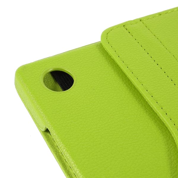 Samsung Tab A9+ 360 Litsi Kotelo - Vihreä