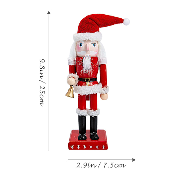 Juldekoration för Bord - Nötknäppare Ornament, Jultomte Nötknäppare