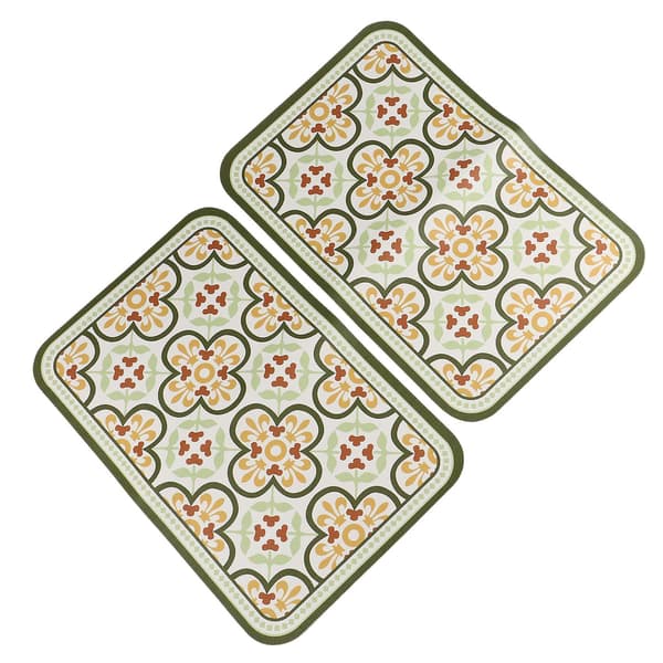 Retro Bordmatte Isolasjon Bordmatte - Retro Grønn 45cm