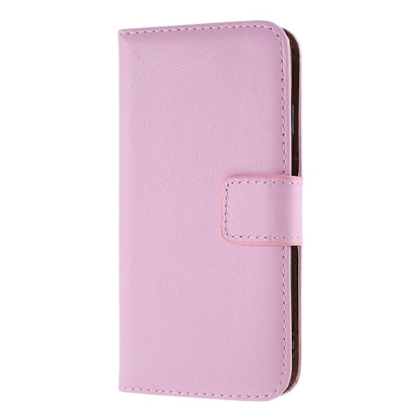 iPhone 7/8/SE (2020/2022) - Ægte Læder Pung Etui - Lys Pink Lyserød
