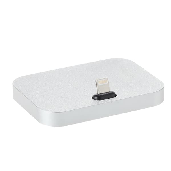 Charging station for iPhones, silver