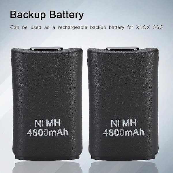 Laddningsbart Batteripaket för Xbox 360 4800mah Ersättningsbatteripaket för Xbox 360