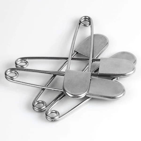 [PL】 10-pack extra stora säkerhetsnålar super heavy duty jumbo 5 \"-mxbc
