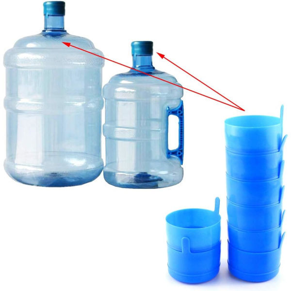 30-pak 3 og 5 gallons spildsikre vanddunklåg, genanvendelige anti-stænklåg, 2 stk. brækjern til fjernelse af låg