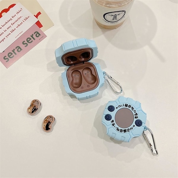 Compatible with AirPods 1st/2nd Generation, Cute Silicone Case with Keychain