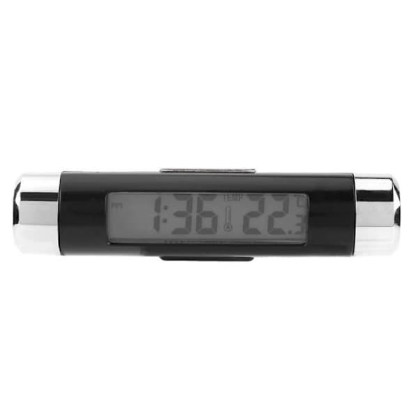 Bilklocka Termometer, Elektronisk Klocka Termometer LED Bakgrundsbelysning Digital Display[PL]