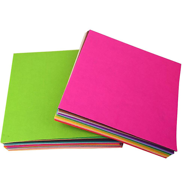 80 st DIY Filtduk Material Filttyg Filtark DIY Tillbehör för Leksak Konst Hantverk Tillverkning (40 Ark 15x15cm + 40 Ark 10x15cm)