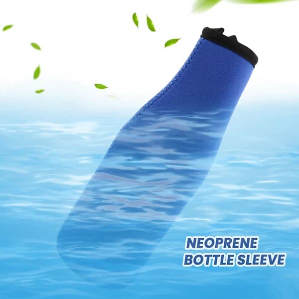 10 kpl olutpullon kylmäpidike pullon eristeholkki kansi rengasvetoketjulla 12 oz 330 ml pullolle【PL】