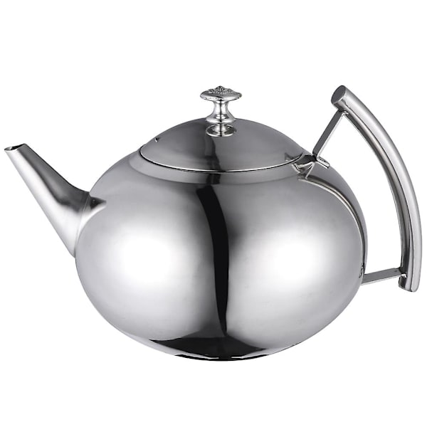 Tjock Te Kanne Kreativ Linner Design Vattenkokare 304 Rostfritt Stål Te Kanne Med Filter (1,0l)
