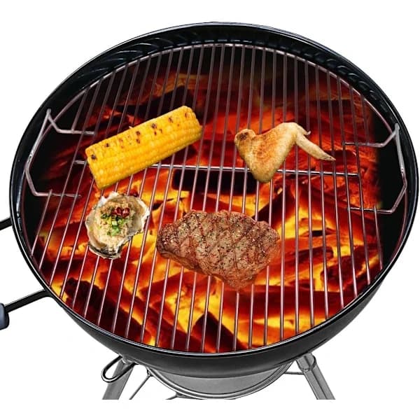 {PL}44,5 cm grillrist i rustfrit stål til kulgrill