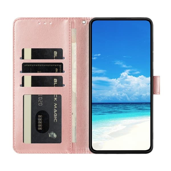 iPhone 17 Pro Case With Butterfly Print Rose Gold