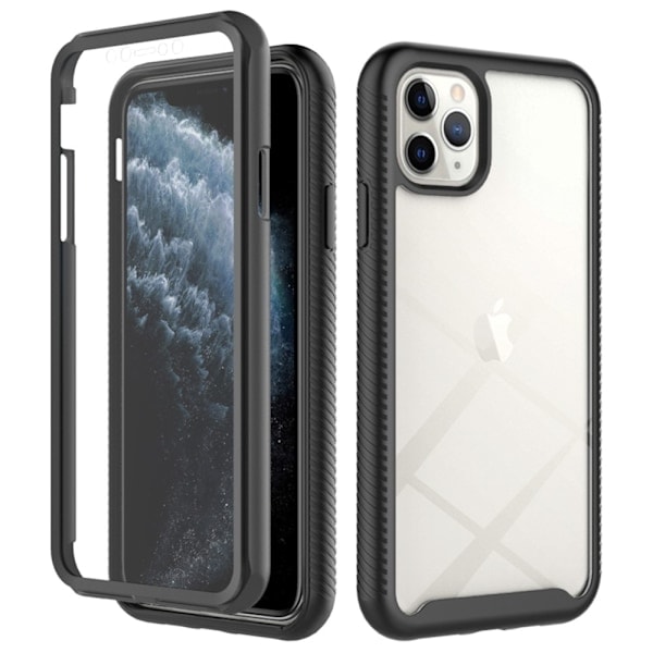 iPhone 11 Pro Max Deksel 360 Hybrid Forsvar Svart