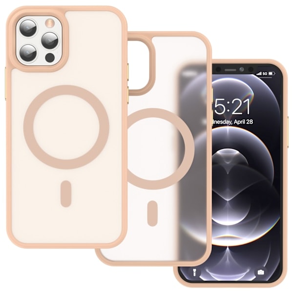 ColorPop iPhone 12 Pro Max Kuori CH MagSafe Matt Vaaleanpunainen