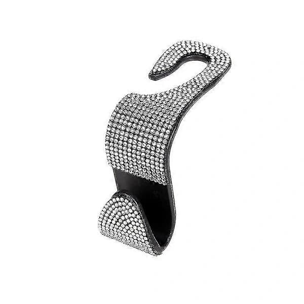[PL】4 kpl Auton Koukut Bling Strassi Auton Koukut Naisille - Hopea