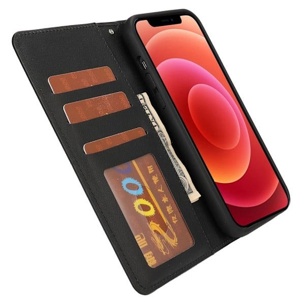 iPhone 13 Pro Max - 2i1 Magnet Etui / Skal - Sort