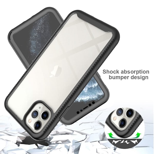 iPhone 11 Pro Max Deksel 360 Hybrid Forsvar Svart