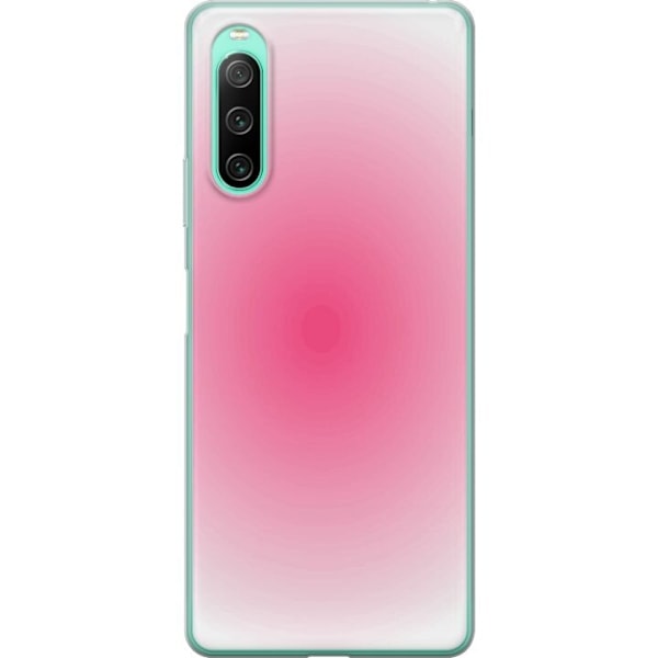 Sony Xperia 10 IV Läpinäkyvä Kuori Vaaleanpunainen Pilvi