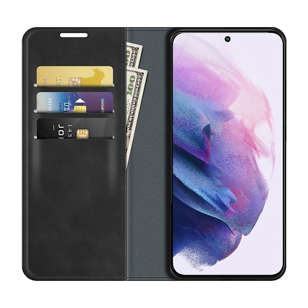 Samsung Galaxy S22 Plus Läppäkotelo Silkkisenpehmeä Musta