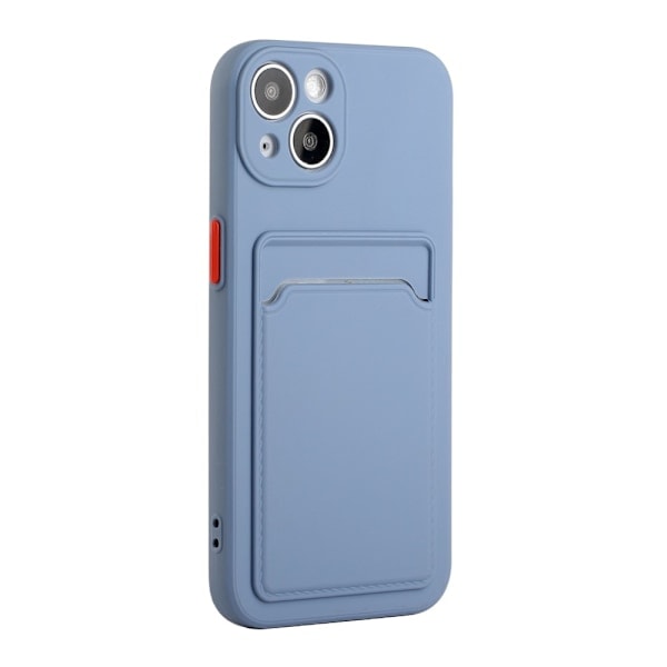 iPhone 13 Cover med Kortlomme Blå