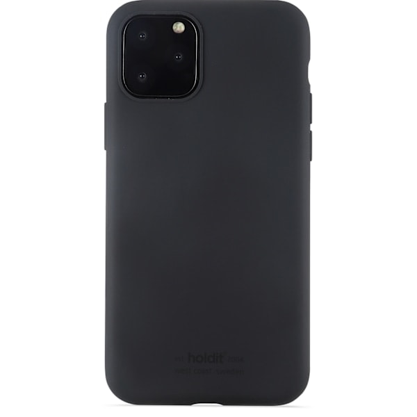 holdit iPhone 11 Pro/X/Xs - Mobilcover Silikone - Sort Sort