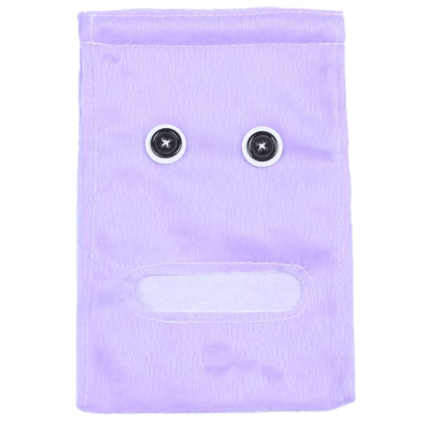 Plush stoff vevboks hengende papirhåndkle rør lilla