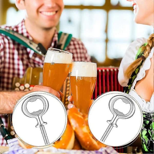 {PL}8-pack Pullonavaajasarja Metallinen Pullonavaaja DIY Käsityöt Olutpullonavaaja Tyhjä Pullonavaaja