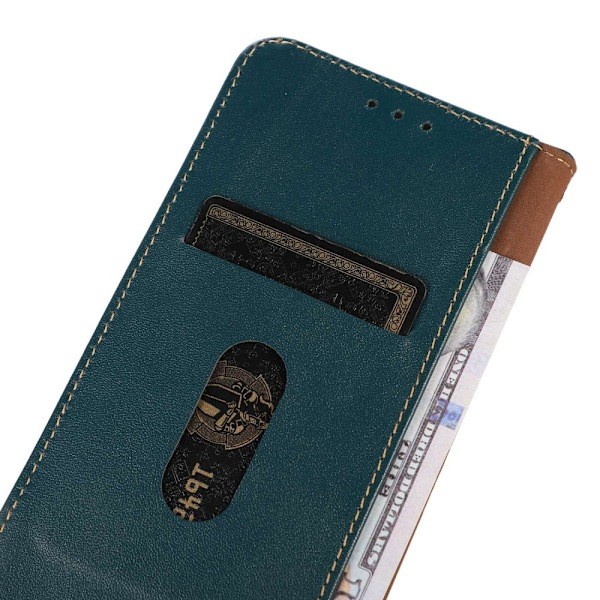 KHAZNEH Sony Xperia 5 V Etui RFID Ægte Læder Grøn