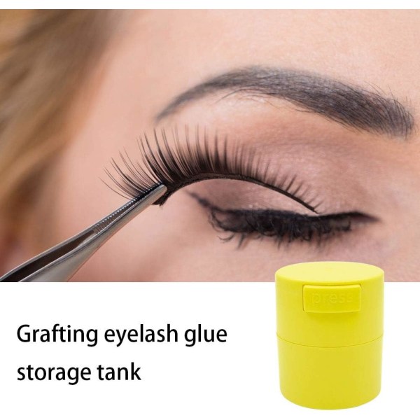 Förvaringstank för ögonfranslim Lash Glue Organizer Container Burk Box A