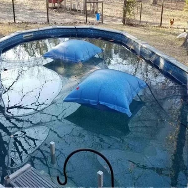 {PL}1 Set Pool Float Uppblåsbar Kudde Vinterluftkudde för Ovanjordspooler