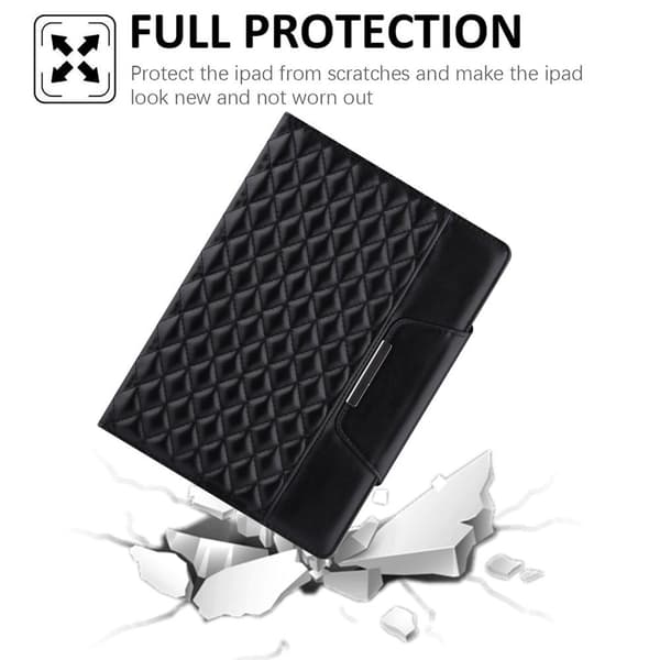 For iPad 10.2 (2021)/(2020)/(2019) Sammenleggbart etui - Svart