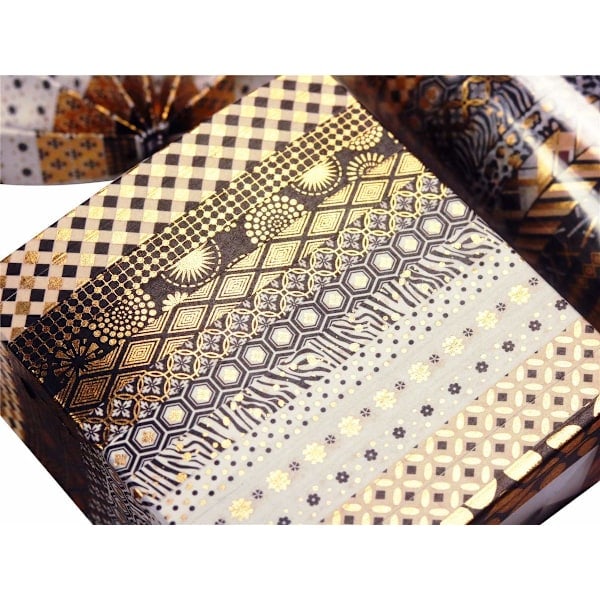 Washi Tape Set Dekorativ Washi-tejp Glitter Limtejp Dekorativ Tejp för DIY-pyssel Scrapbooking 20 Rullar