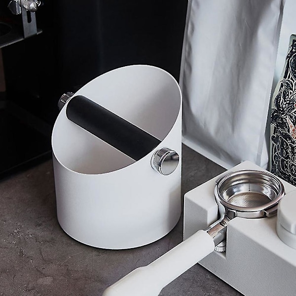Knock Box for Kaffe med Avtakbar Knock Bar Espressobeholder Kjøkken Kontor Espressomaskin Tilbehør