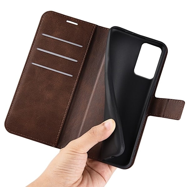 Motorola Moto G35 5G Etui Læder Brun