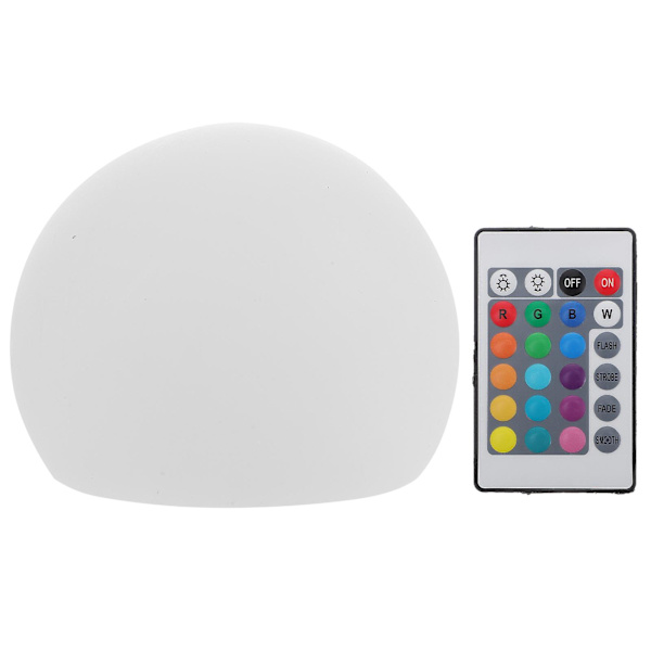LED-glödande bolllampa Färgglad Utomhus Golvlampa Kreativ Inomhus Nattlampa för Vardagsrum Sovrum (12cm) (Torrbatteri - 16 Färger Fjärrkontroll)