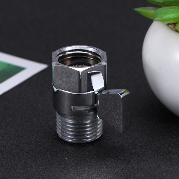 Duschhuvud Avstängnings-T-adapter Handdusch Avledare Bad Duscharm Monterad Diverter