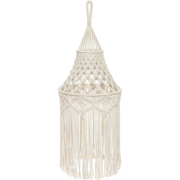 Lamp Skärm Boho Hängande Pendellampa Skydd Modern Kontor Sovrum Vardagsrum Barnkammare Sovsal Bohemisk Heminredning Glödlampa Ingår Inte