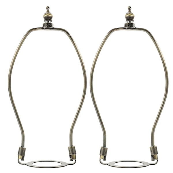 2 st golvlampa skärmhållare Harp hållare Lampskärm Horn Legering Fäste Lampskärmar Delar E27