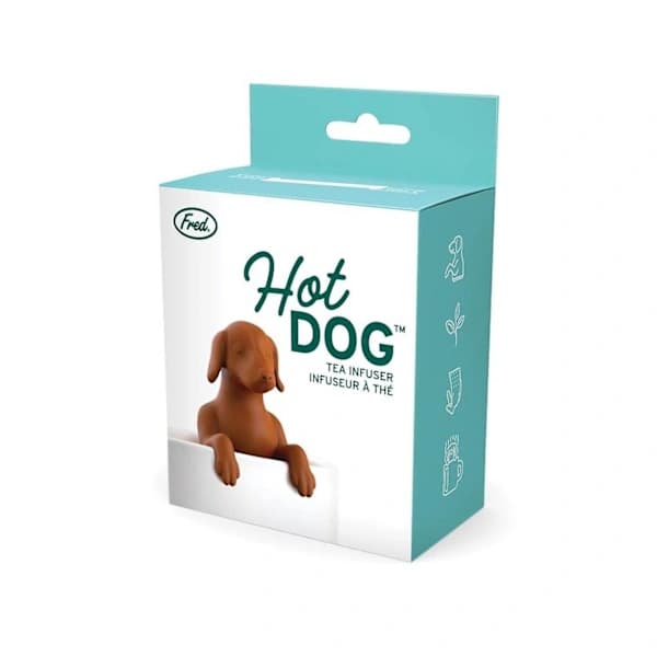 Teinfuser formet som en pølsehund