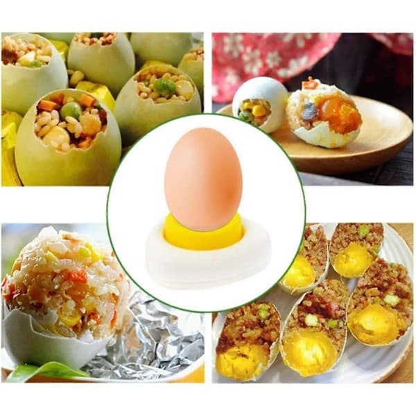 [PL】 Eggkutter Eggplukker, Eggplukker, Kyllingeggstanser, Eggseparator for Rå Egg med Lås, Halvautomatisk