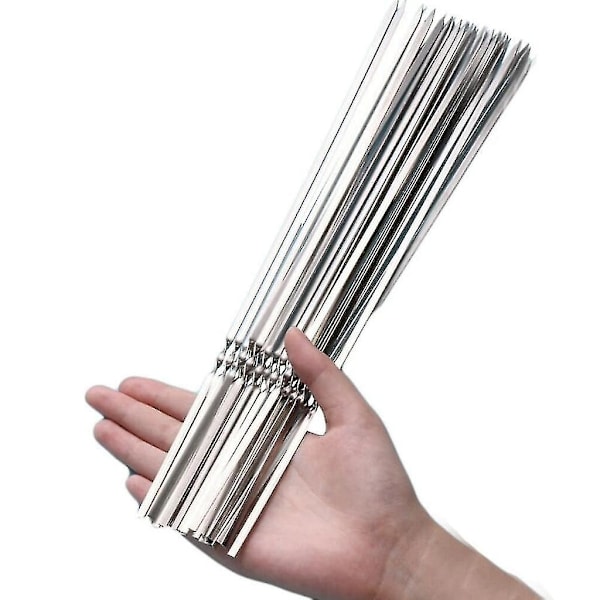 50 st Metallspett 35cm Grill BBQ Kött Grönsaker Kebab Shish Kök