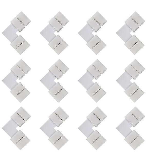 12 stk. LED Strip Koblingssett, Gapless Loddingsfri Adapter