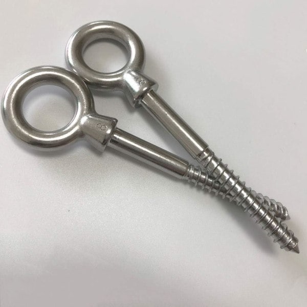 Hängmattekrokar, 4-pack Hängmattsatser Ögleskruv i rostfritt stål