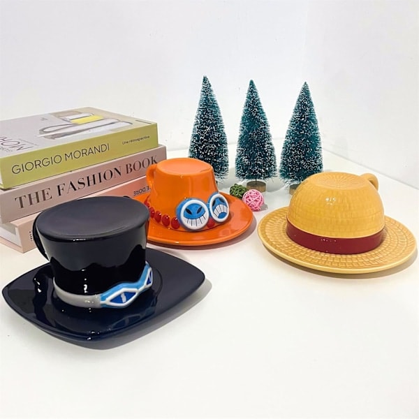 One Piece Anime Muggar, Aces Hatt Kaffemuggar, Keramisk Mjölkkopp, Present till Jul, Födelsedag, Årsdag