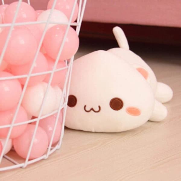 {PL}Sød Kitty Plyslegetøj 35 cm Blød Killing