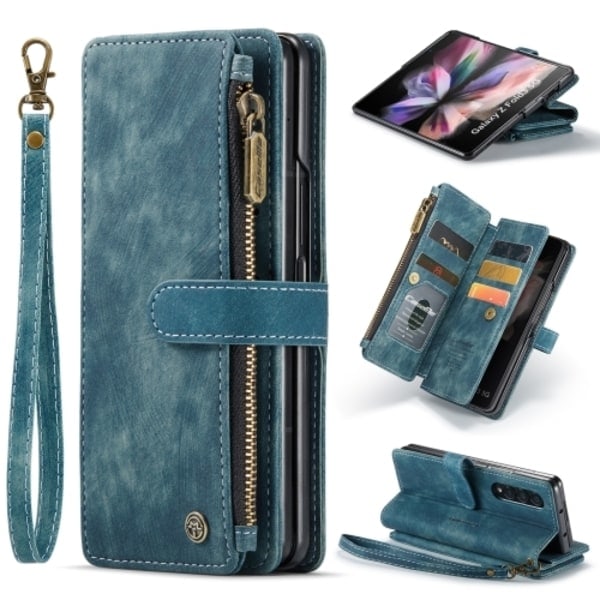 CASEME Galaxy Z Fold 4 Deksel Multifunksjonell Blå