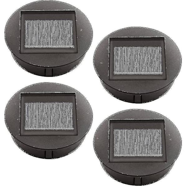 4 st solcellslampor med LED-lampor, solcellslampor, LED-solpanellykta lock