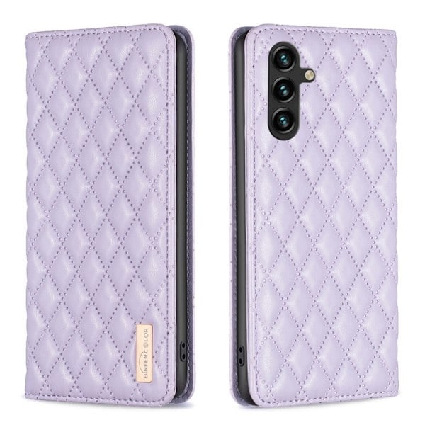 Samsung Galaxy A35 5G Fodral Flip Diamant Läder Lila