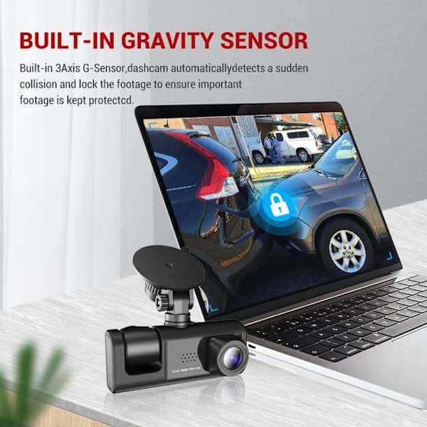 Bil Dash Cam Bil DVR Opptaker Kamera Videokamera