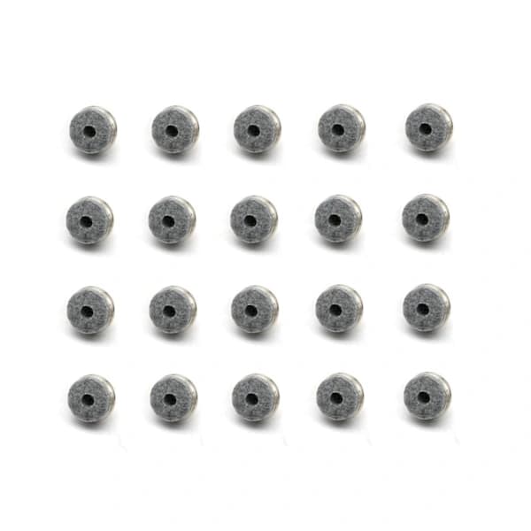 {PL}20x Möbelfiltskydd, Tunga Skruvbara Glidare, Golvskydd, Minskar Buller 20mm