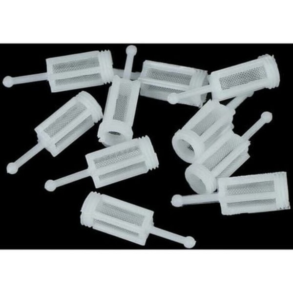 10 stk. farvefiltre Gravitationsfilter Engangssprayfilter Gravitationsfilter universelt finmasket filter 1,1*3,6 cm